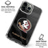 Florida State University Black Jersey iPhone 15 Pro Clear Case